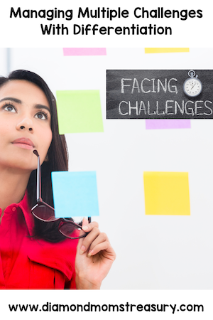 Managing multiple challenges with differentiation