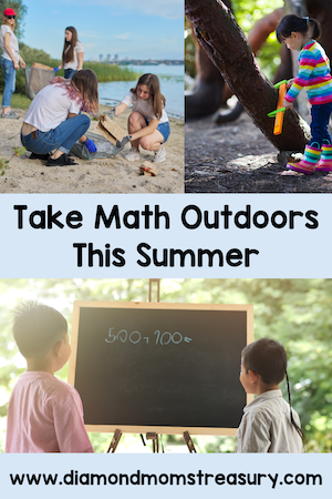 take math outdoors this summer